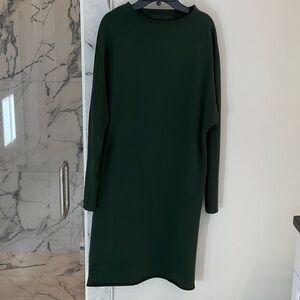 Frank & Eileen Izzie Sweatshirt Party Dress - Green M